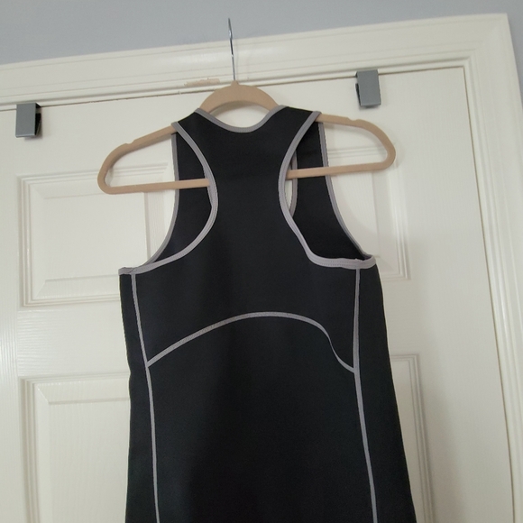 SaunaFX Vest XL Black Slimming Neoprene Sauna Exercise Full Zip Suit Top Womens - Picture 4 of 4